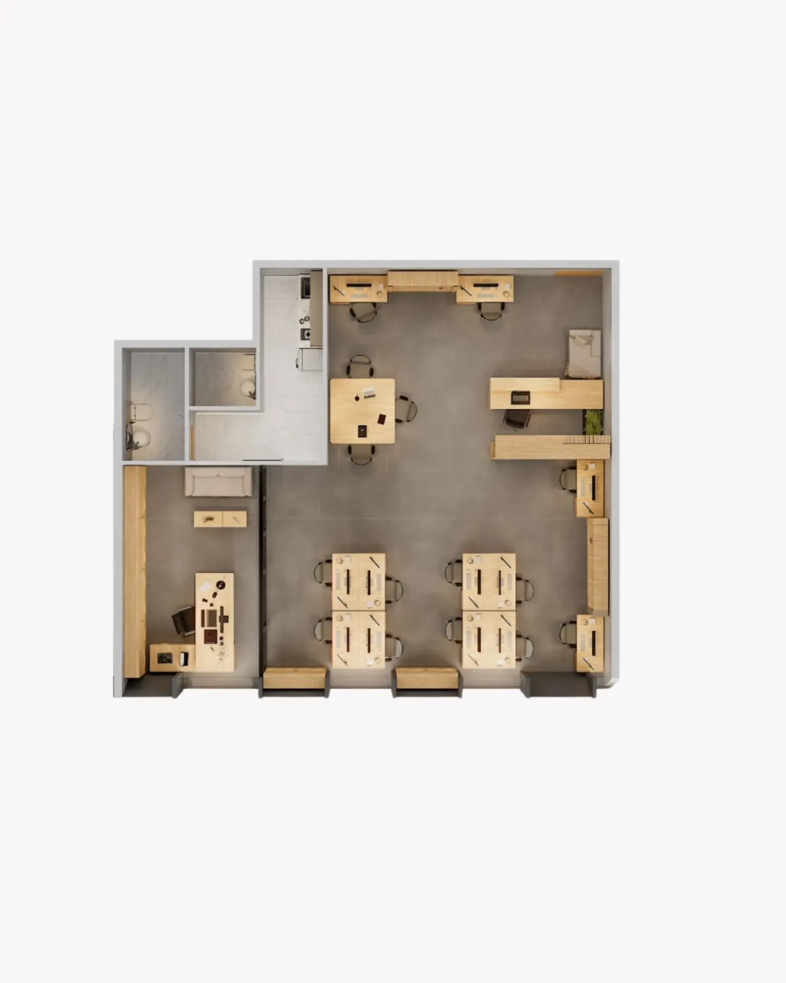 مساحة مكتبية - 123 متر مربع