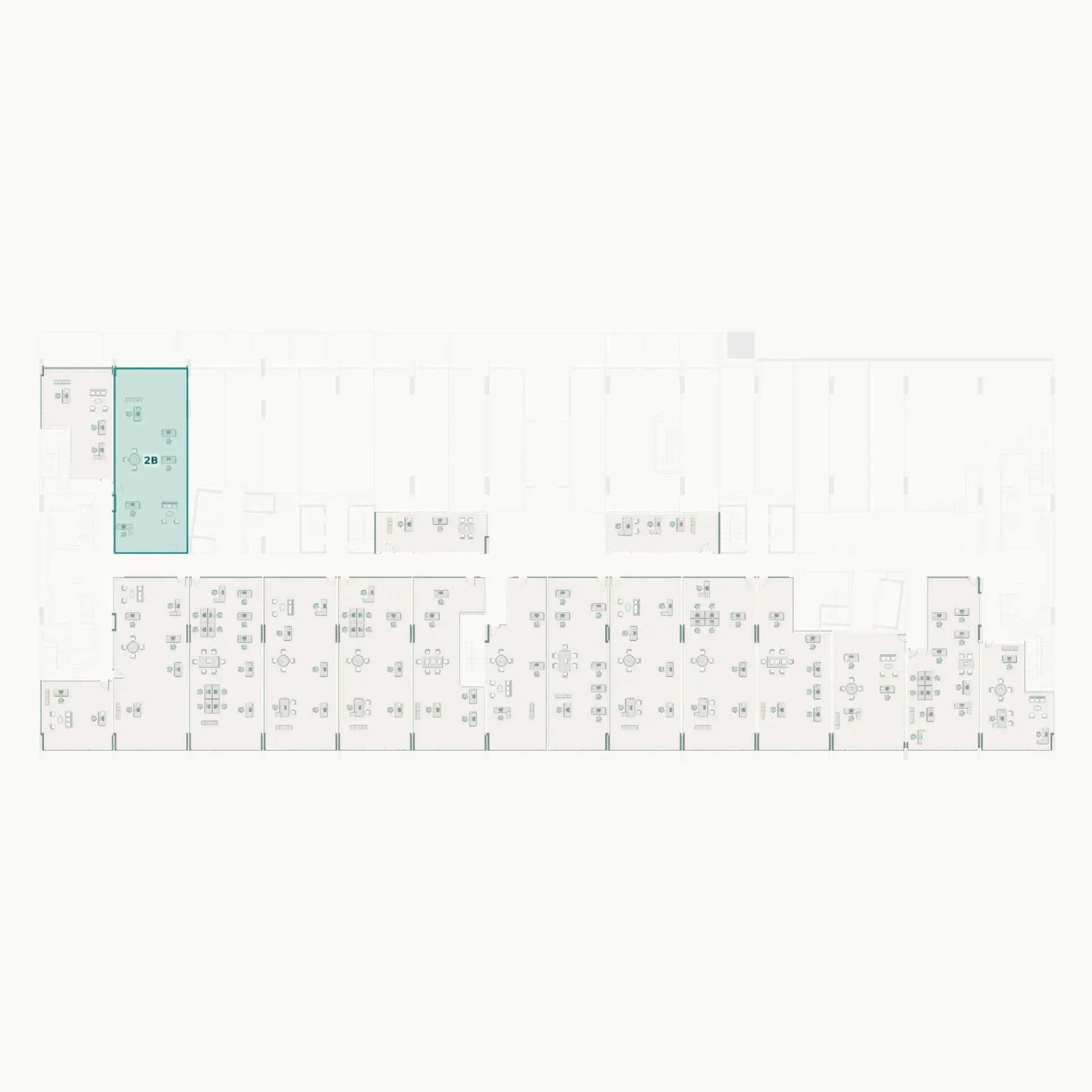 صبا - مكتب - 177.03 م² - رقم 02B (طابق التسوية الأول)