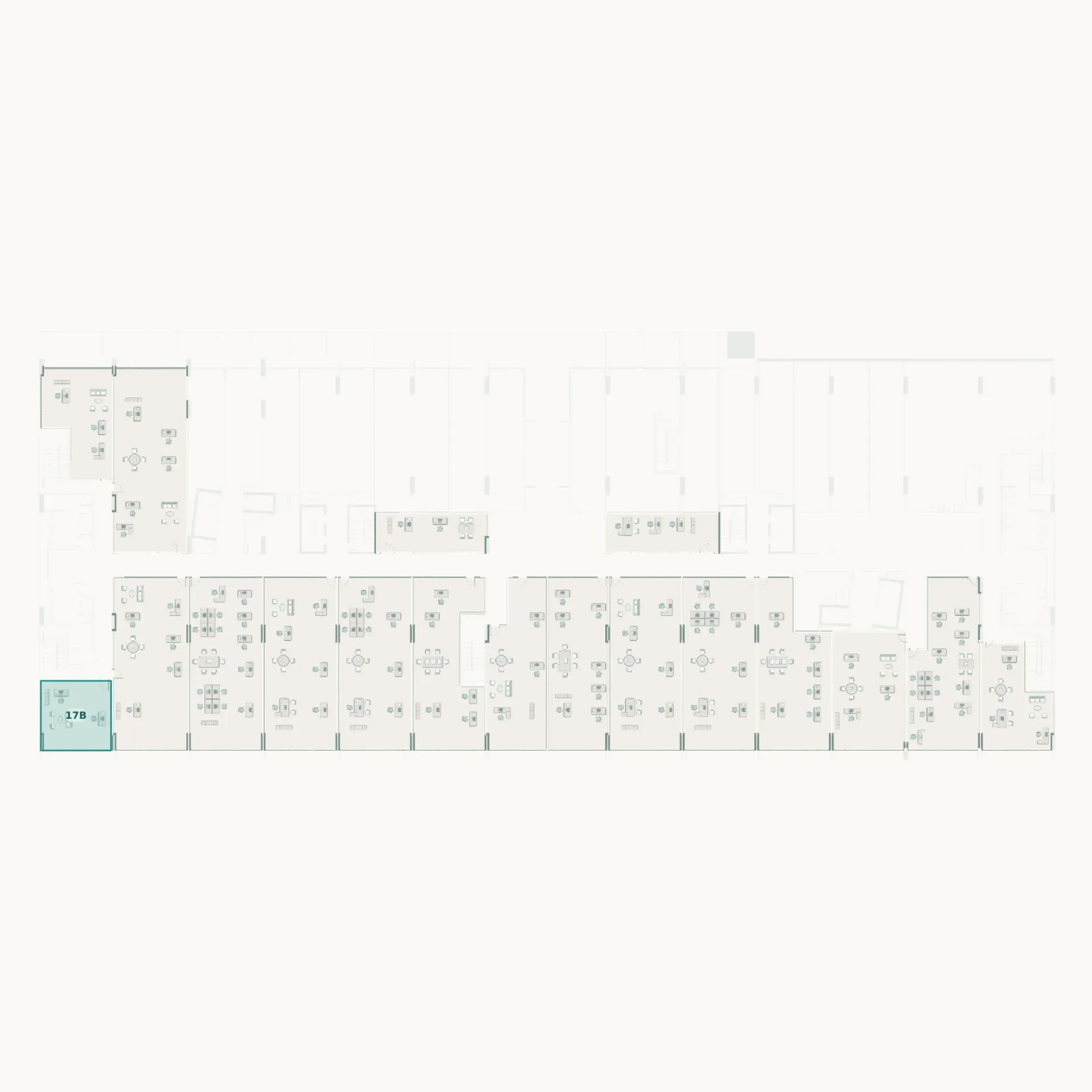 صبا - مكتب - 67.05 م² - رقم 17B (طابق التسوية الأول)