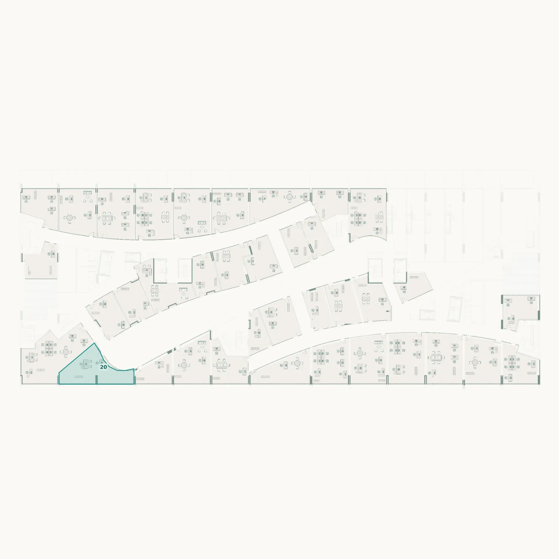 [SABA-O-GF-20] صبا - مكتب - 89.42  م² - رقم 20 (الطابق الأرضي)